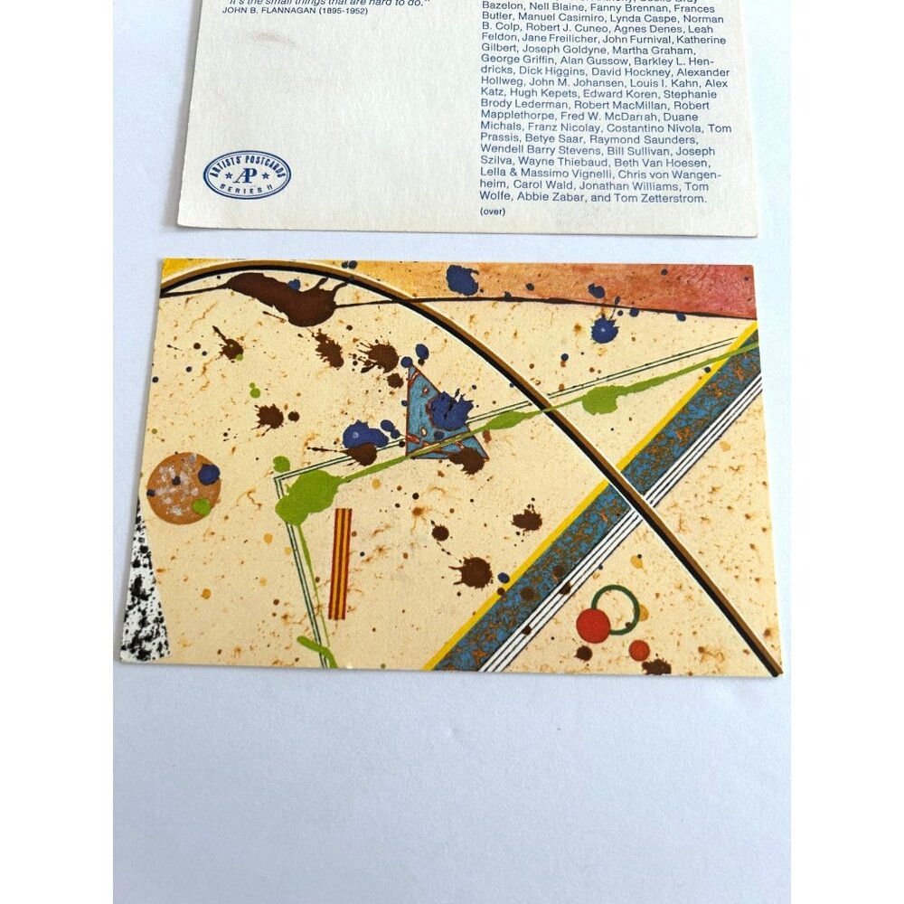 Pat Adams, Remarks Artists' Postcards Series II 1978 - Mixed Media